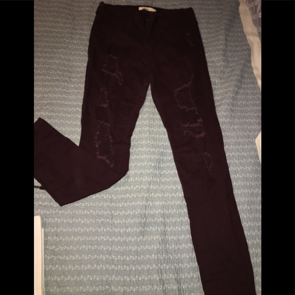 Maroon,champagne color pants